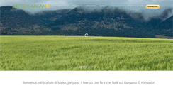 Desktop Screenshot of meteogargano.org
